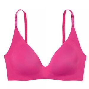 Victoria's Secret Pink Seamless Bra with Plunging Neckline